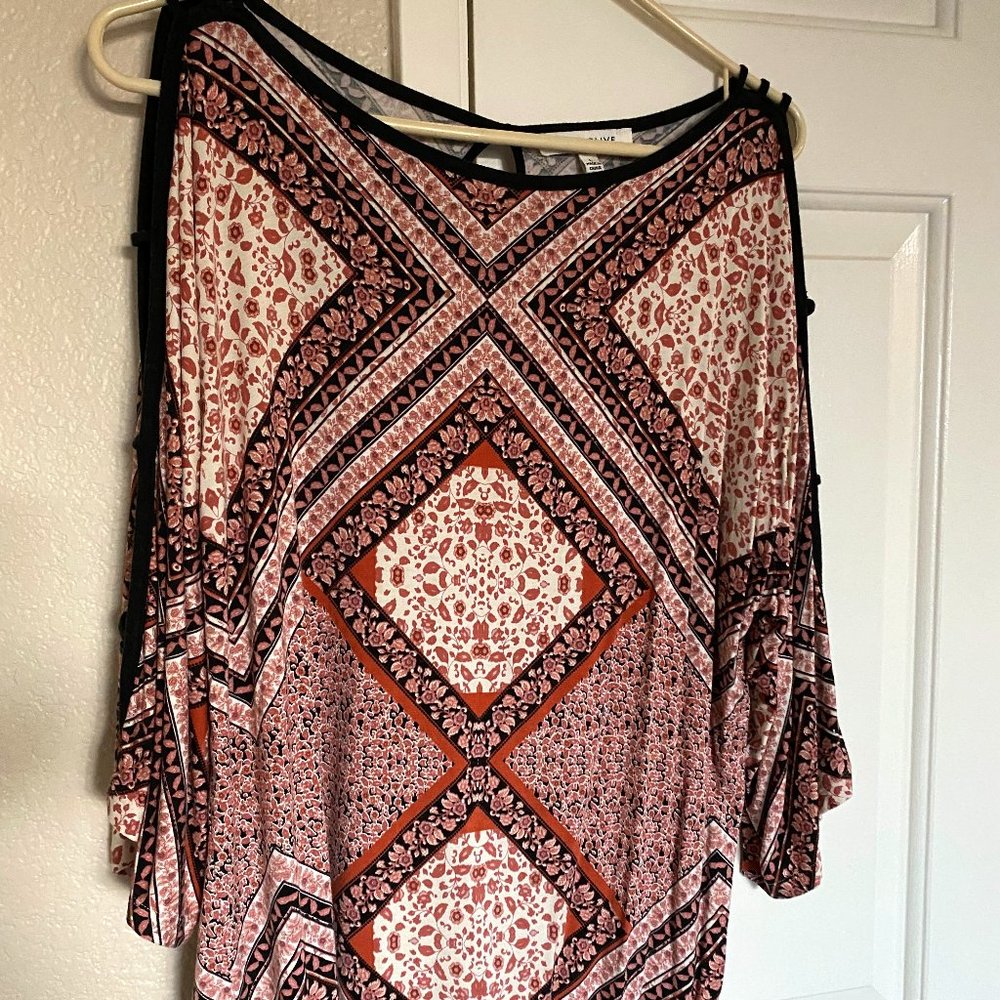 Rose + Olive Top Large